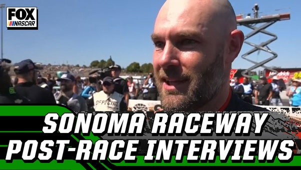 Shane Van Gisbergen and more post-race interviews from the Toyota / Save Mart 350 | NASCAR on FOX