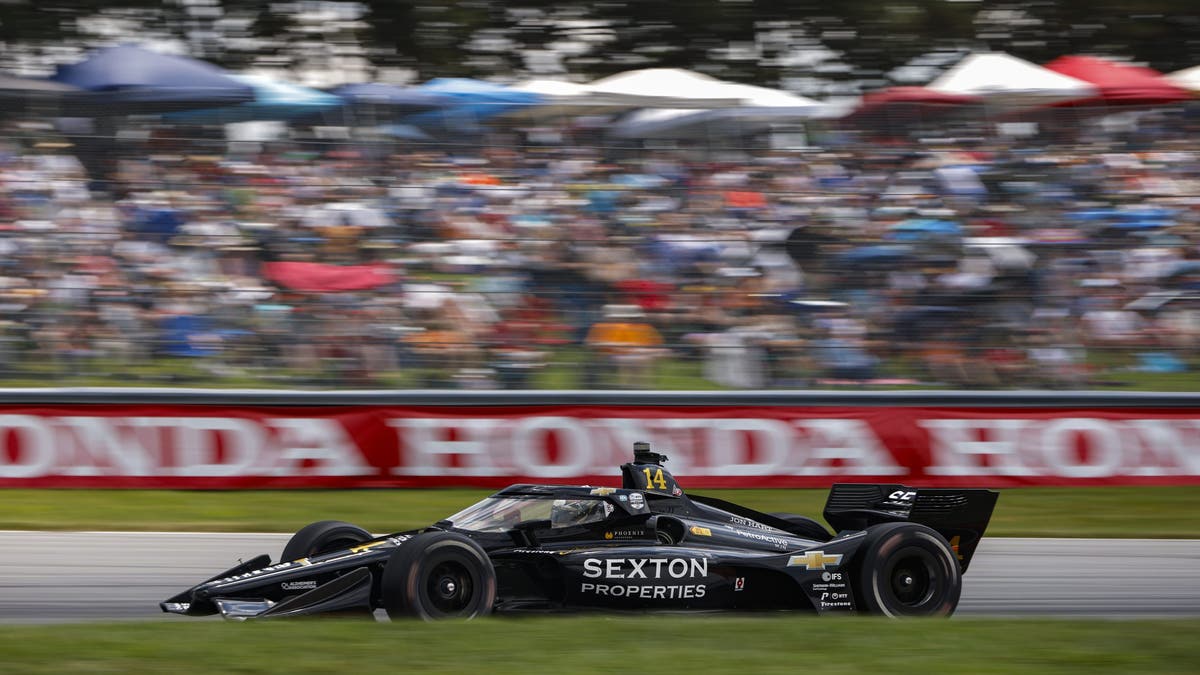 Santino Ferrucci during the NTT IndyCar Series Honda Indy 200 at Mid-Ohio